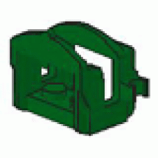 Part 4491b Green Horse Saddle with Two Clips 